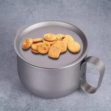 Pure Titanium Coffee Cup – 500ml Ultralight Mug for Camping, Hiking & Climbing